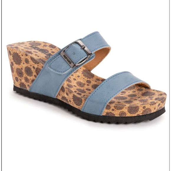 BRAND NEW MUK LUKS® WOMEN'S WINONA WEDGE SANDAL - Picture 14 of 14